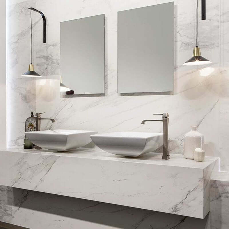 Gres Porcellanato Effetto Marmo Rettificato Lucido 60x120 9mm Calacatta Stones & More 2.0 - Florim