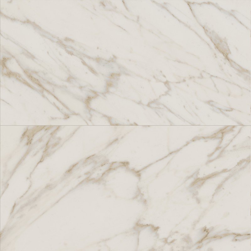Gres Porcellanato Effetto Marmo Rettificato Lucido 60x60 8.5mm Calacatta Select Sensi - ABK