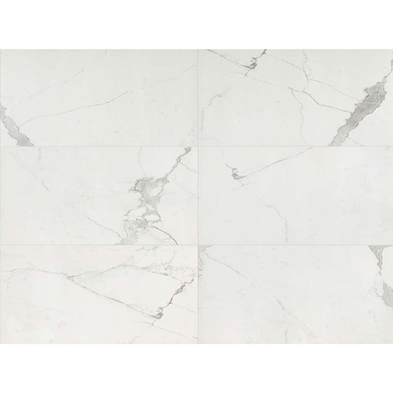 Gres Porcellanato Effetto Marmo Rettificato Lucido 60x60 9mm Calacatta Timeless - Florim