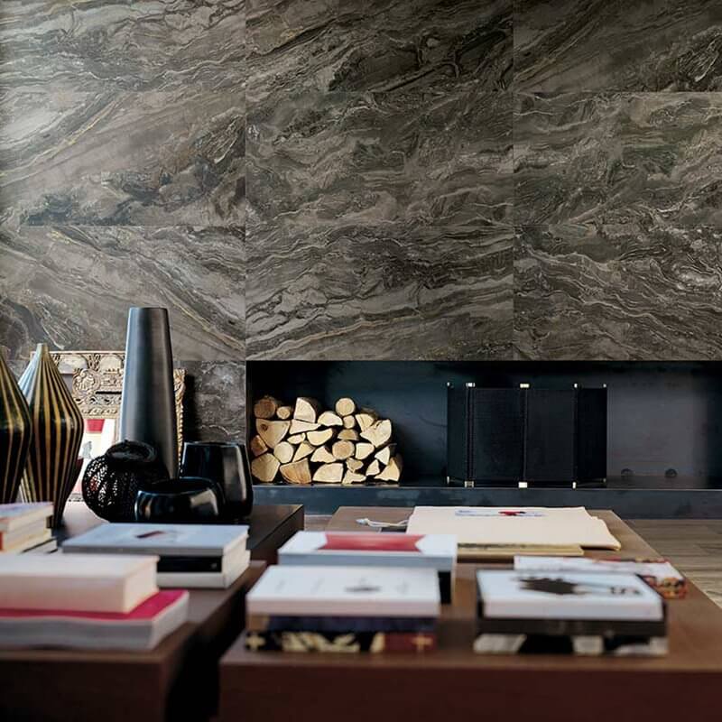 Gres Porcellanato Effetto Marmo Rettificato Lucido 80x80 6mm Dream Arabesque Prexious - Florim