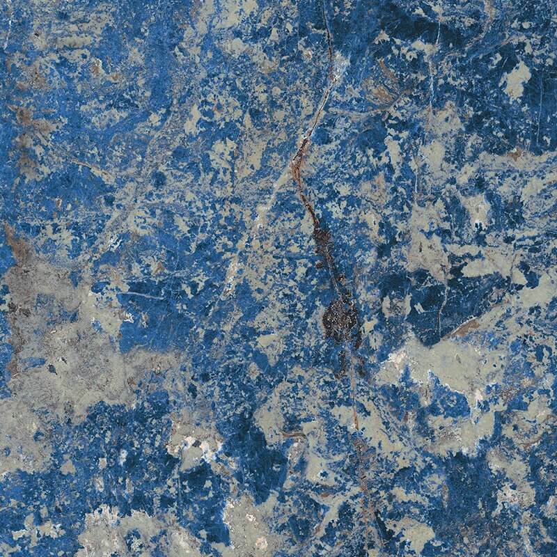 Gres Porcellanato Effetto Marmo Rettificato Naturale 120x120 6mm Sodalite Bleu Les Bijoux - Florim