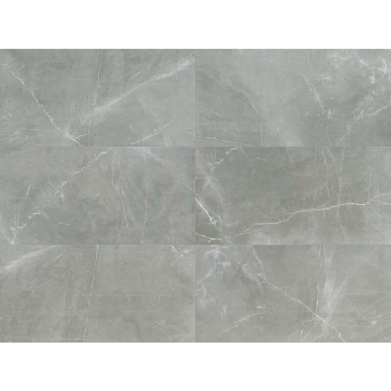 Gres Porcellanato Effetto Marmo Rettificato Naturale 30x60 9mm Amani Grey Timeless - Florim