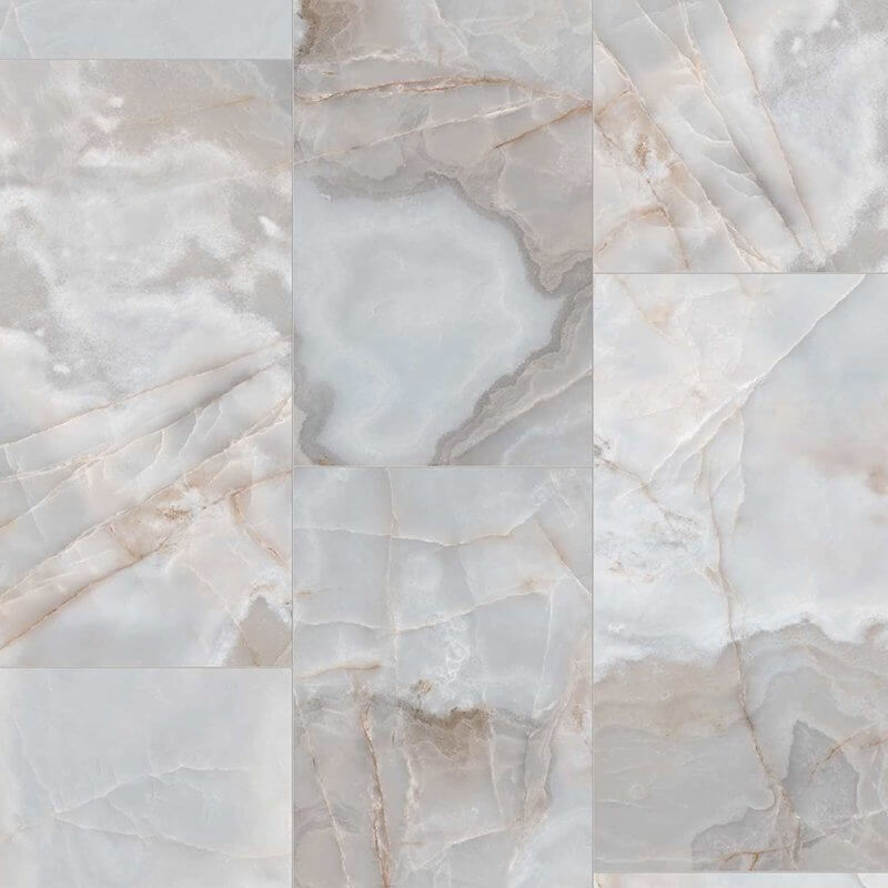 Gres Porcellanato Effetto Marmo Rettificato Naturale 60x60 9mm Bleu Reves de Rex - Florim