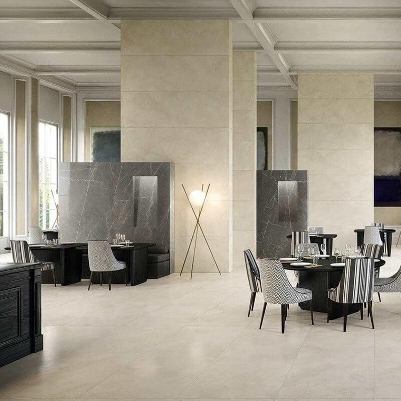 Gres Porcellanato Effetto Marmo Rettificato Smooth 60x120 6mm Marfil Stones & More 2.0 - Florim