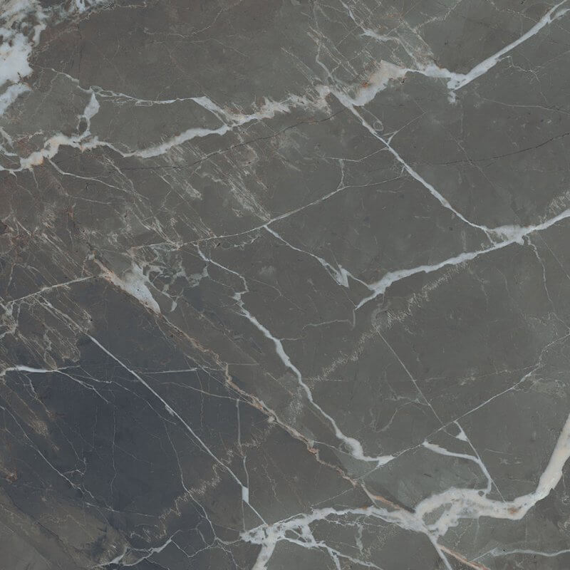 Gres Porcellanato Effetto Marmo Rettificato Smooth 80x80 9mm Calacatta Black Stones & More 2.0 - Florim