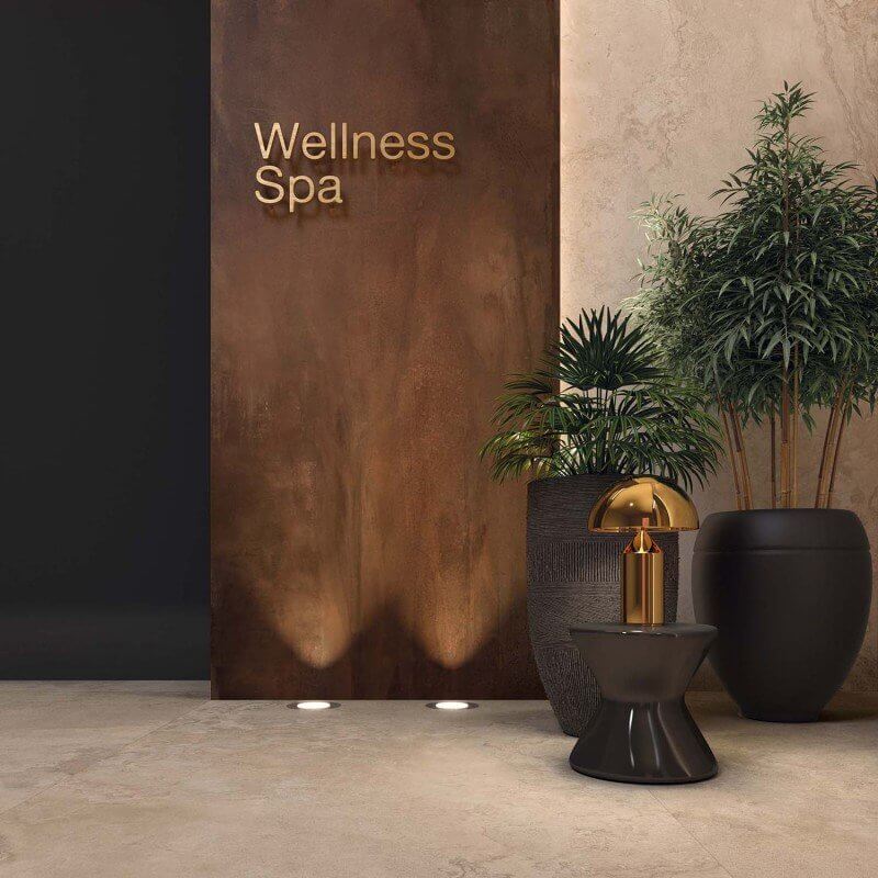 Gres Porcellanato Effetto Metallo Rettificato Naturale 60x120 8.5mm Rust Interno 9 - ABK