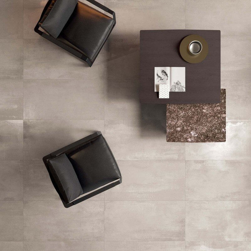 Gres Porcellanato Effetto Metallo Rettificato Naturale 60x60 8.5mm Dune Interno 9 - ABK