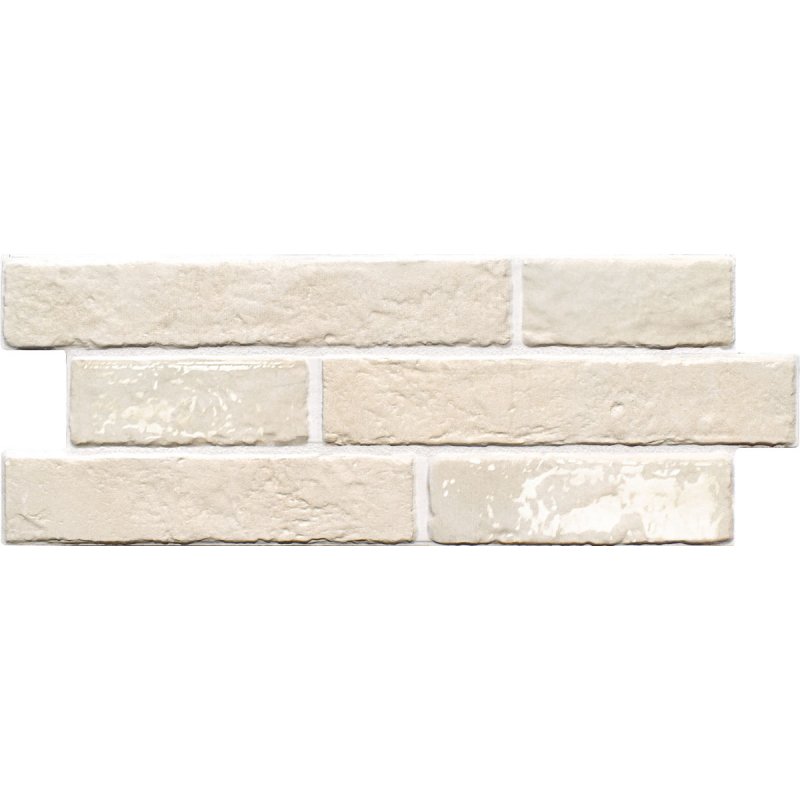 Gres Porcellanato Effetto Muretto Naturale 16x40 Beige chiaro Dany - Keradom srl