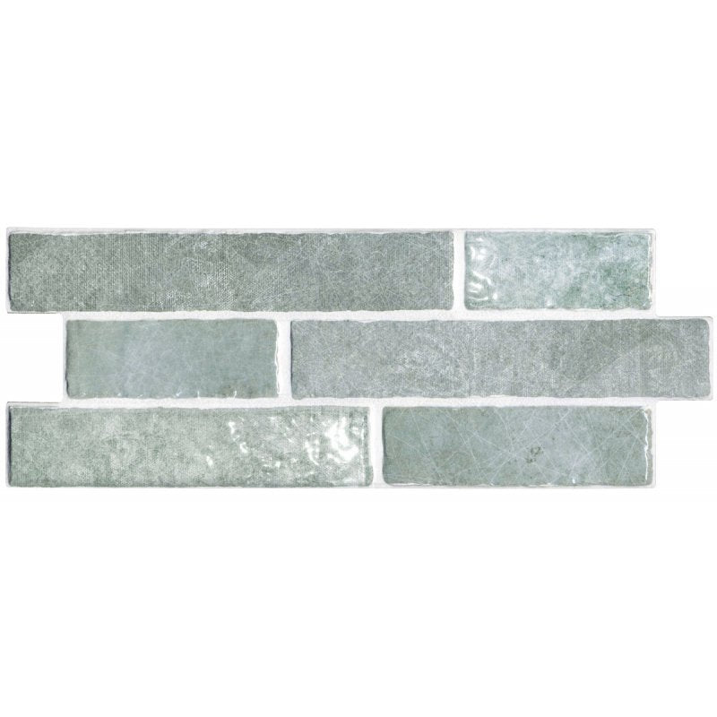 Gres Porcellanato Effetto Muretto Naturale 16x40 Menta Dany - Keradom srl