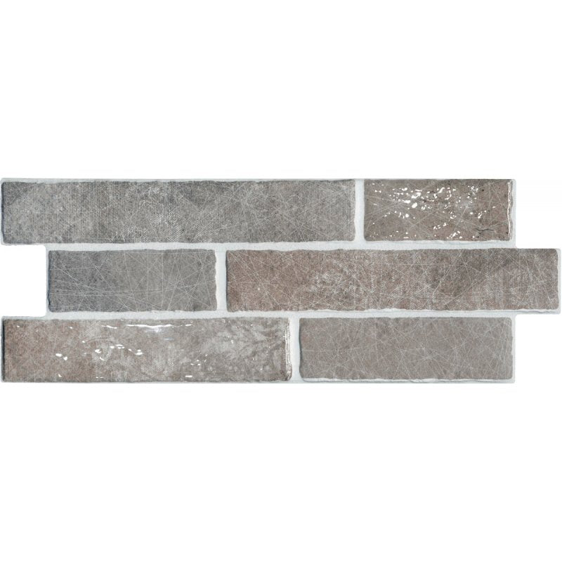 Gres Porcellanato Effetto Muretto Naturale 16x40 Nocciola Dany - Keradom srl