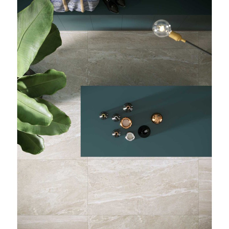 Gres Porcellanato Effetto Pietra Naturale 30x60 Beige Vals - Herberia