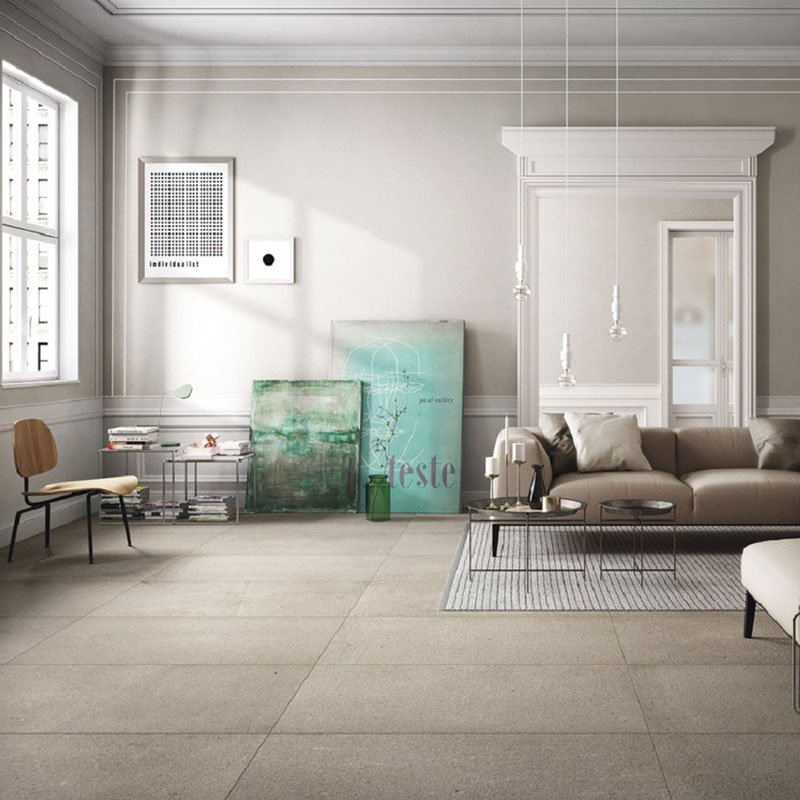 Gres Porcellanato Effetto Pietra Naturale 37.5x75 Grigio Scly - Imola Ceramica