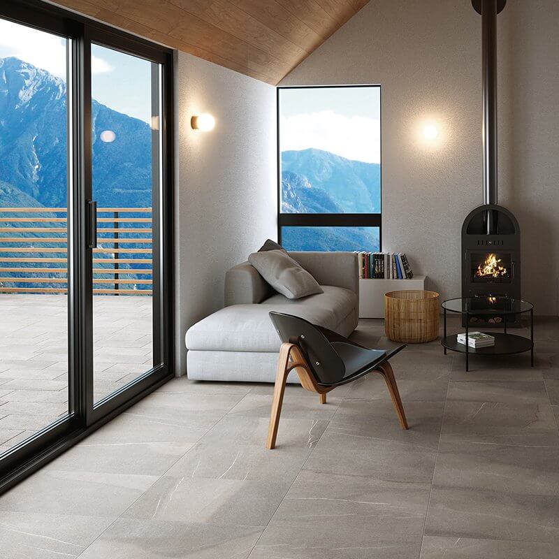 Gres Porcellanato Effetto Pietra Grip 21.6x43.5 Piasentina Stone Lab - Herberia