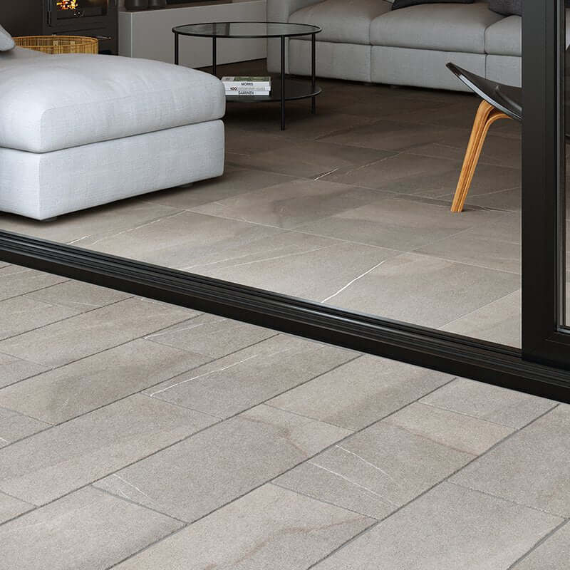 Gres Porcellanato Effetto Pietra Grip 21.6x43.5 Piasentina Stone Lab - Herberia