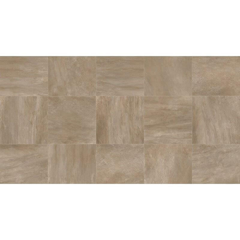 Gres Porcellanato Effetto Pietra Rettificato Grip 40x80 8.5mm Bruno Medio Concept Stone - Gardenia Orchidea