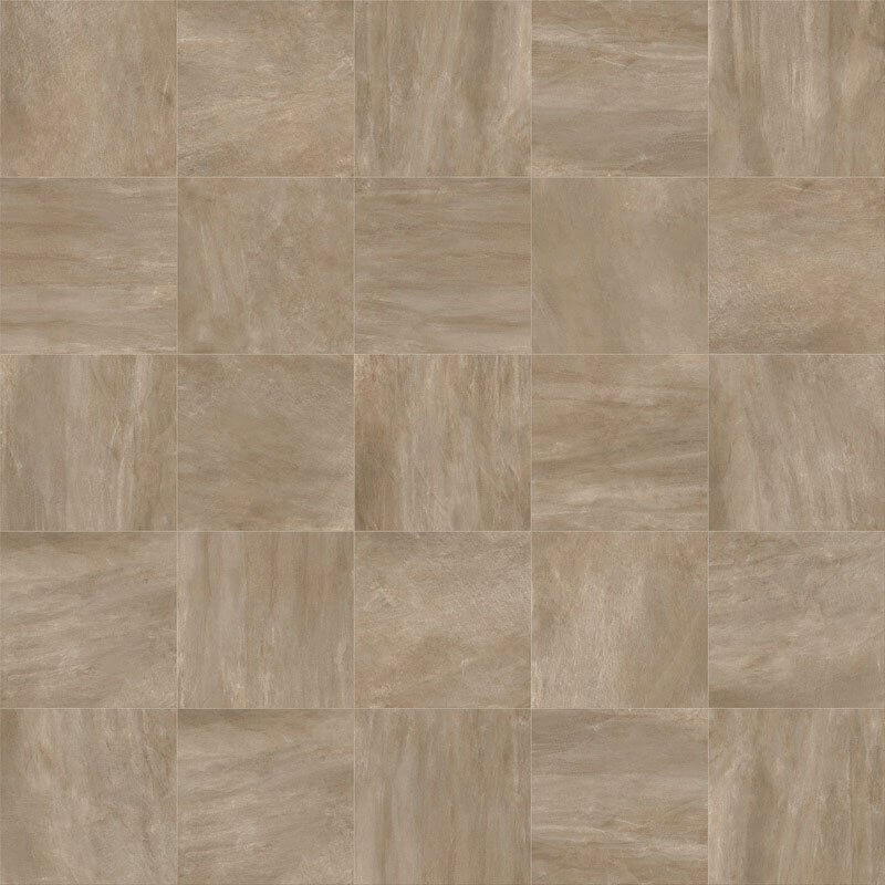 Gres Porcellanato Effetto Pietra Rettificato Grip 80x80 8.5mm Bruno Medio Concept Stone - Gardenia Orchidea