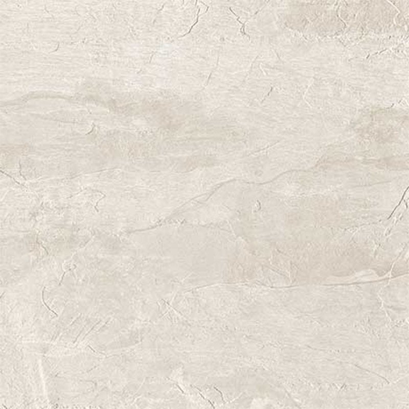 Gres Porcellanato Effetto Pietra Rettificato Naturale 20x80 Blanc Ardoise by Florim, showcasing a light, textured stone effect.