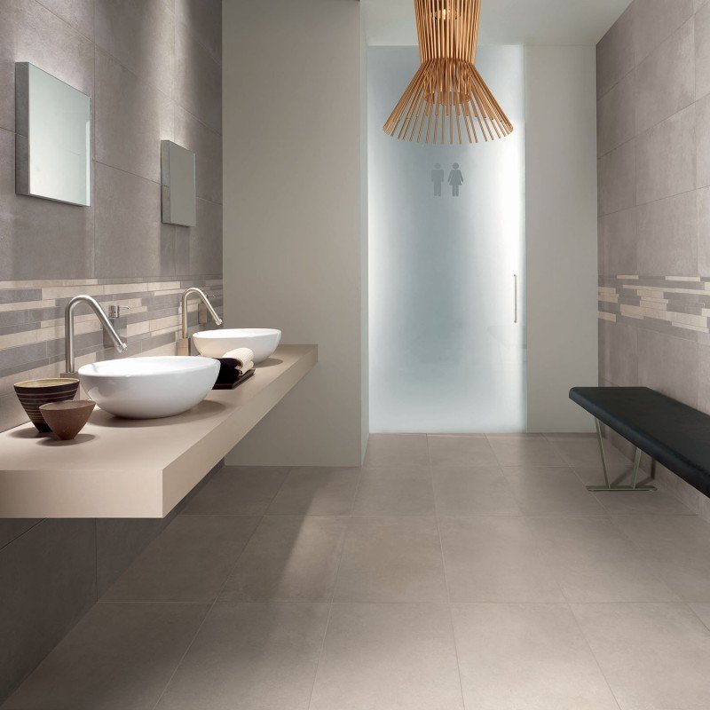 Gres Porcellanato Effetto Pietra Rettificato Naturale 30x30 8.5mm Quadretti Warm Docks - ABK