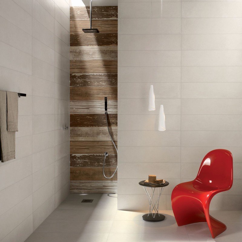 Gres Porcellanato Effetto Pietra Rettificato Naturale 30x30 8.5mm Quadretti White Docks - ABK