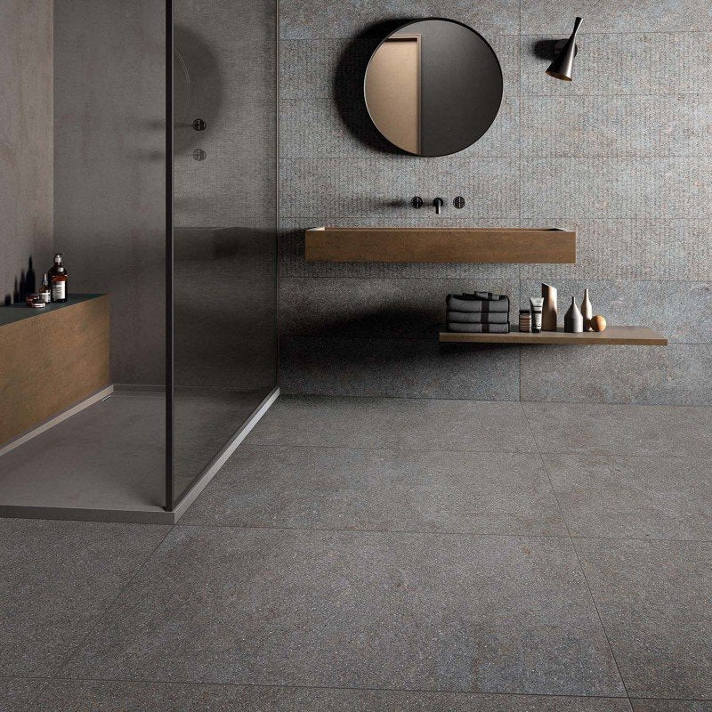 Gres Porcellanato Effetto Pietra Rettificato Naturale 30x60 8.5mm Fog Native - ABK