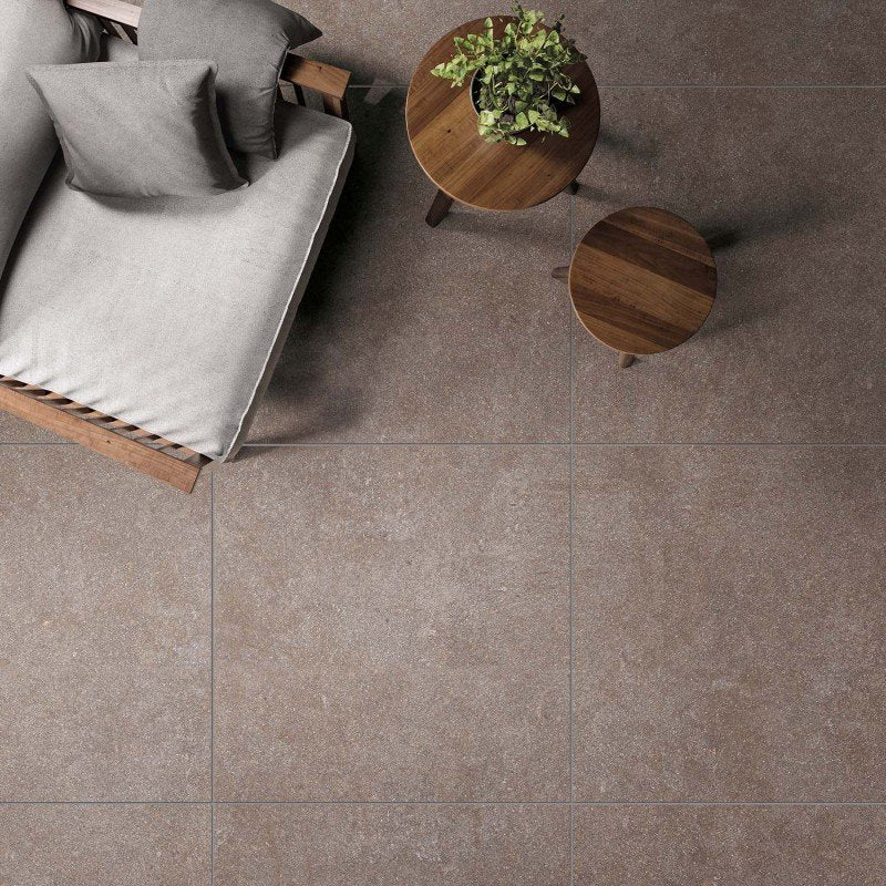 Gres Porcellanato Effetto Pietra Rettificato Naturale 30x60 8.5mm Red Native - ABK