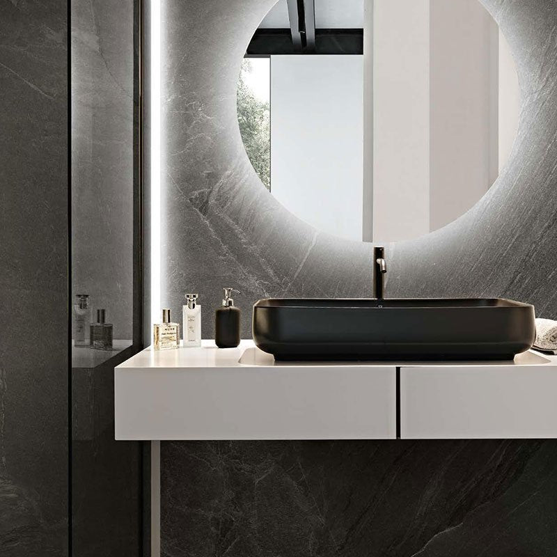 Gres Porcellanato Effetto Pietra Rettificato Naturale 30x60 9mm Bark Woodslate Life - Florim