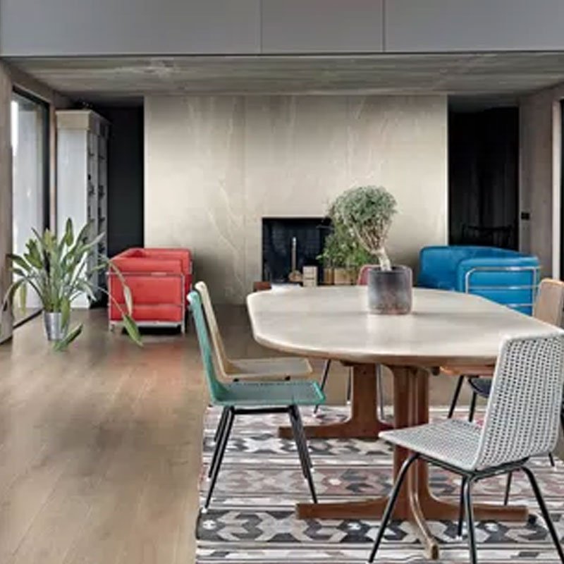 Gres Porcellanato Effetto Pietra Rettificato Naturale 30x60 9mm Cotton Woodslate Life - Florim