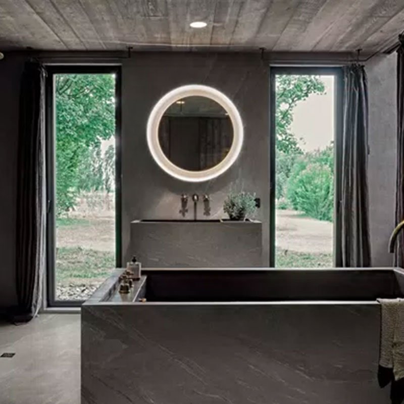 Gres Porcellanato Effetto Pietra Rettificato Naturale 30x60 9mm Storm Woodslate Life - Florim