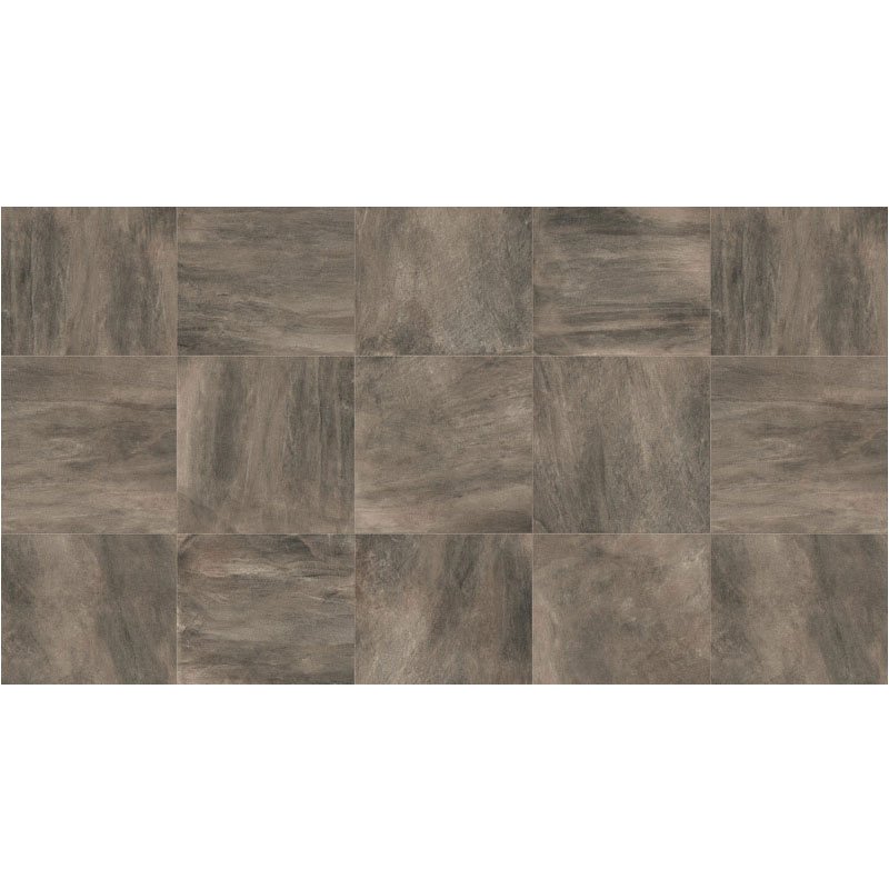Natural Rectified Stone Effect Porcelain Stoneware 40x80 8.5mm Anthracite Concept Stone - Gardenia Orchidea