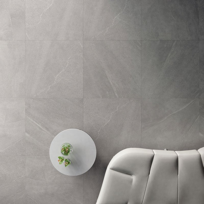 Natural Rectified Stone Effect Porcelain Stoneware 40x80 8.5mm Rock Burlington Stone - Gardenia Orchidea