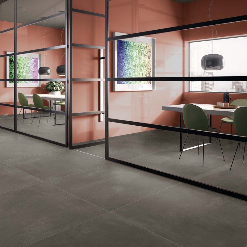 Gres Porcellanato Effetto Pietra Rettificato Naturale 60x120 8.5mm Base Taupe Lab325 - ABK