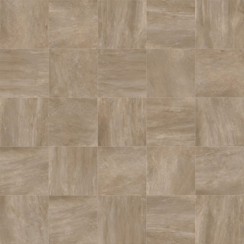 Natural Rectified Stone Effect Porcelain Stoneware 80x80 8.5mm Medium Brown Concept Stone - Gardenia Orchidea