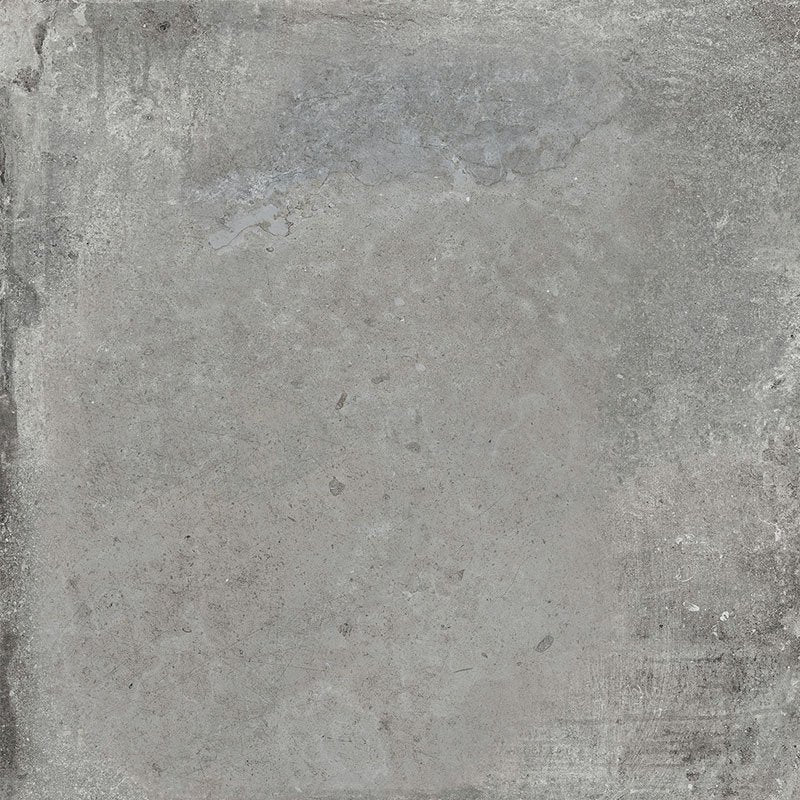 Natural Rectified Stone Effect Porcelain Stoneware 80x80 8.5mm Cement Amboise - Gardenia Orchidea
