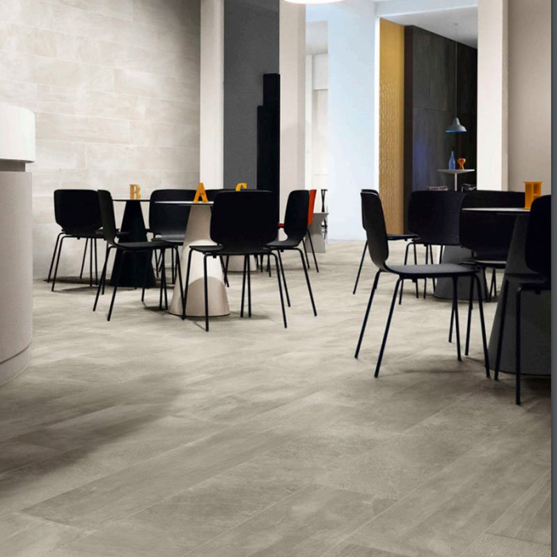Gres Porcellanato Effetto Pietra Rettificato Naturale 80x80 8.5mm Grigio Concept Stone - Gardenia Orchidea