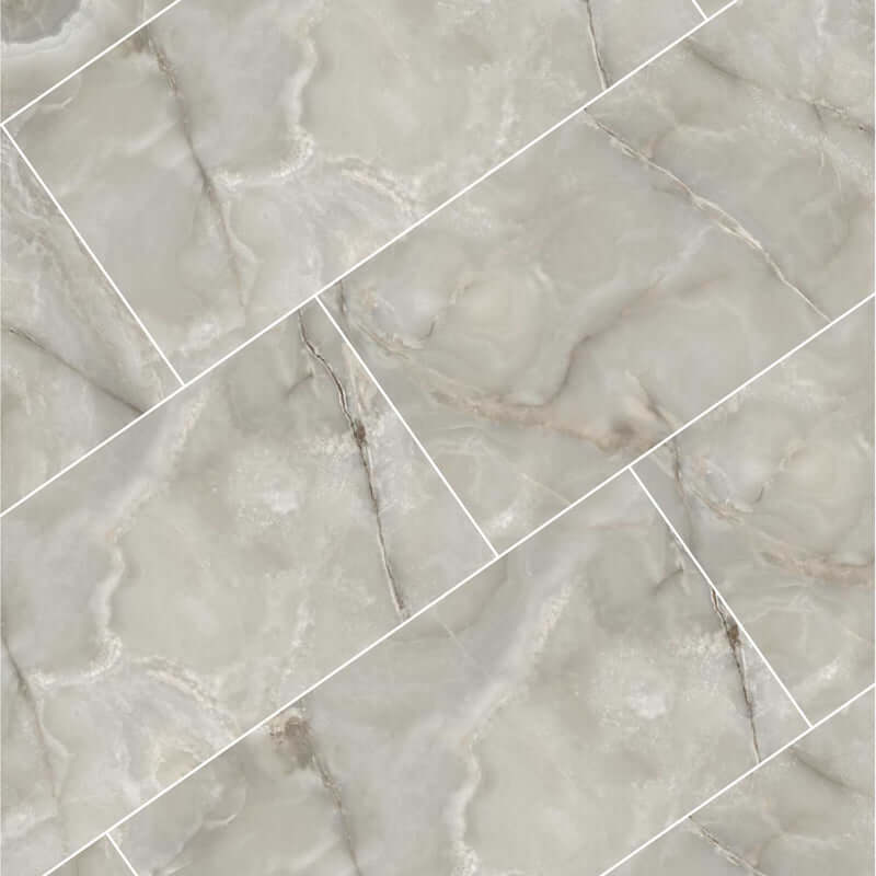 Gres Porcellanato Effetto Pietra Rettificato Satinato 60x120 6mm Silver Onyx Onyx&More - Florim