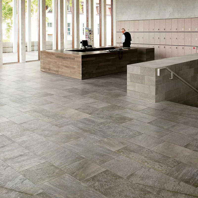 Gres Porcellanato Effetto Pietra Soft 60x60 Grey Walks - Florim