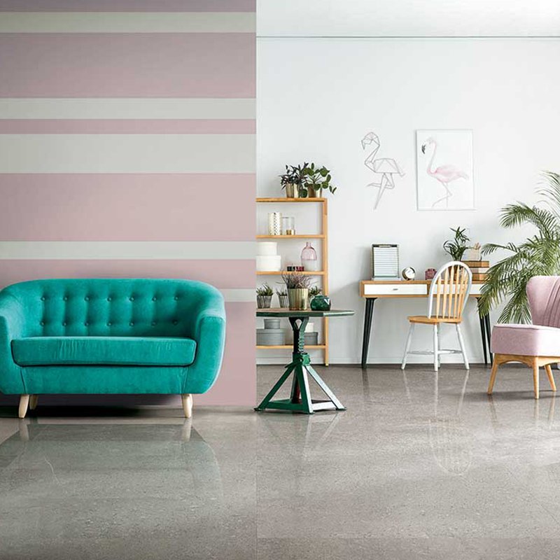 Gres Porcellanato Effetto Tinta unita Rettificato Naturale 40x120 6mm Primrose Crayons - Florim