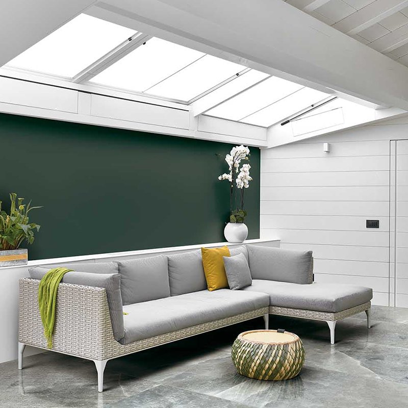 Gres Porcellanato Effetto Tinta unita Rettificato Naturale 60x120 6mm Moss Crayons - Florim