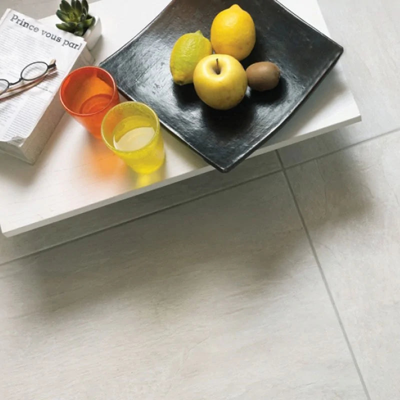 Gres Porcellanato Naturale 80x80 White Geotech - Florim