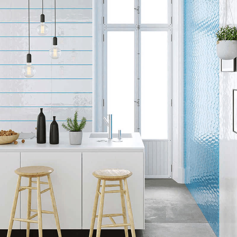 Rivestimento in Ceramica Effetto Tinta Unita Lucido 20x60 Paint Talco - Herberia