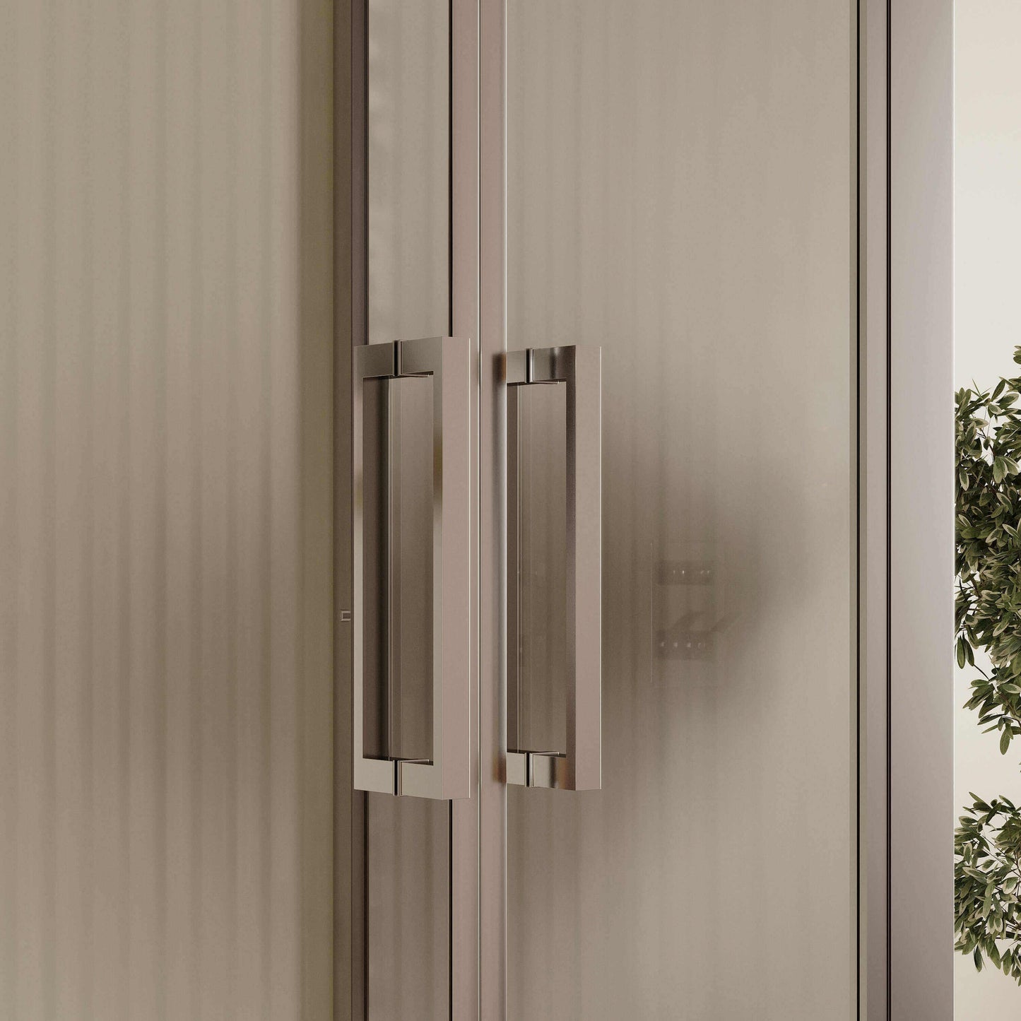 Box Doccia 80x90 cm Saloon Vetro Trasparente e Profilo Cromo - Escape