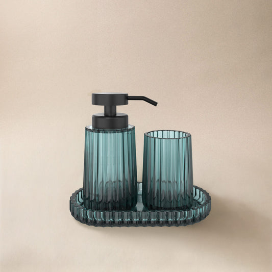 Set Accessori da Bagno Lido Bluish Green - Cosmic