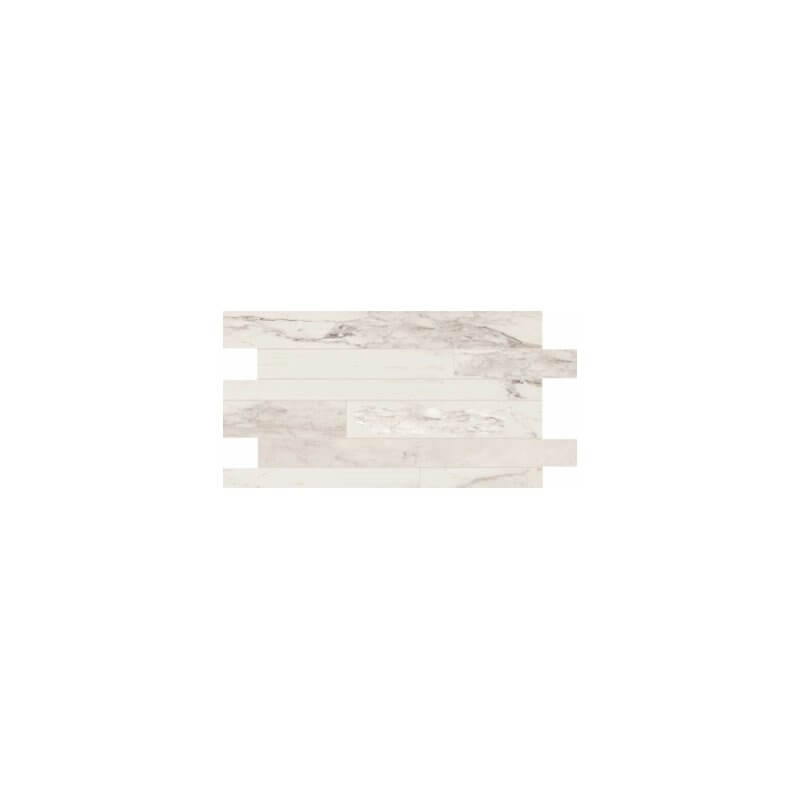 Listello in Gres Porcellanato Effetto Marmo Rettificato Smooth 30x60 9mm Calacatta Stones & More 2.0 - Florim