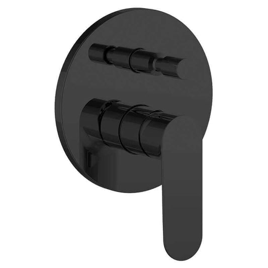 Miscelatore Incasso Doccia Con Deviatore Nero Satinato - Neptune