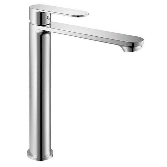 Miscelatore Lavabo Alto Cromo Con Piletta Click Clack Neptune - Meda