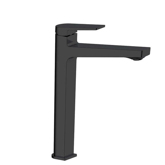 Miscelatore Lavabo Alto Nero Con Piletta Click Clack Sun - Meda