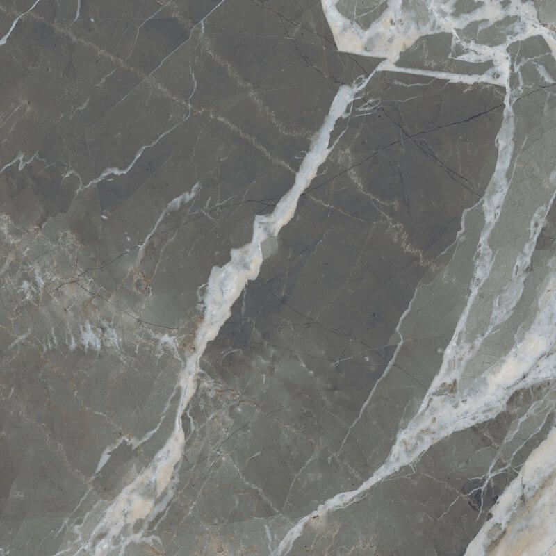Glossy Marble Effect Porcelain Stoneware Mosaic 30x30 9mm Calacatta Black Stones & More 2.0 - Florim