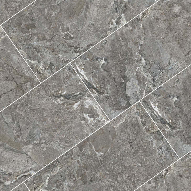 Mosaico in Gres Porcellanato Effetto Pietra Rettificato Grip 30x30 9mm Silver Porphyry Onyx&More - Florim