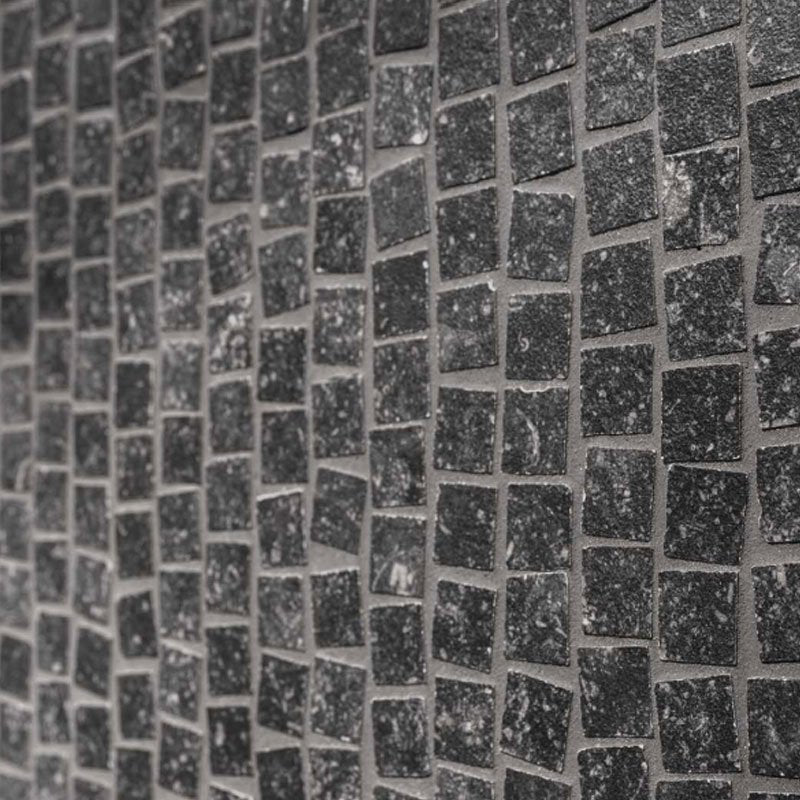 Mosaico in Gres Porcellanato Effetto Pietra Rettificato Lappato 32.5x32.5 8.5mm Age Stone Origini - Gardenia Orchidea