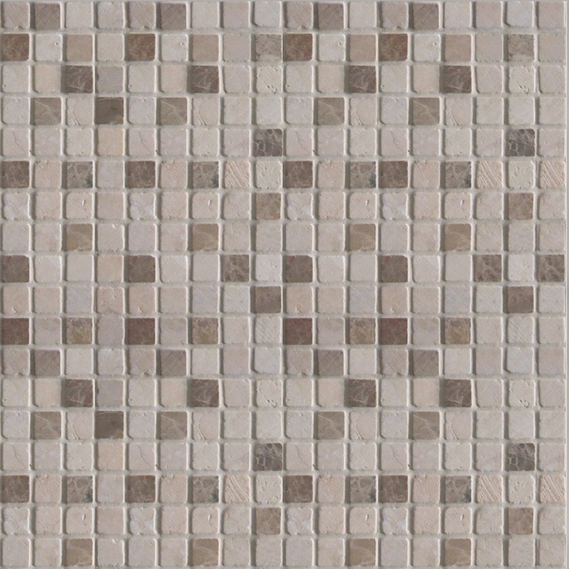 Mosaico in Marmo 30x30 Multicolor Leuca - MedaHome